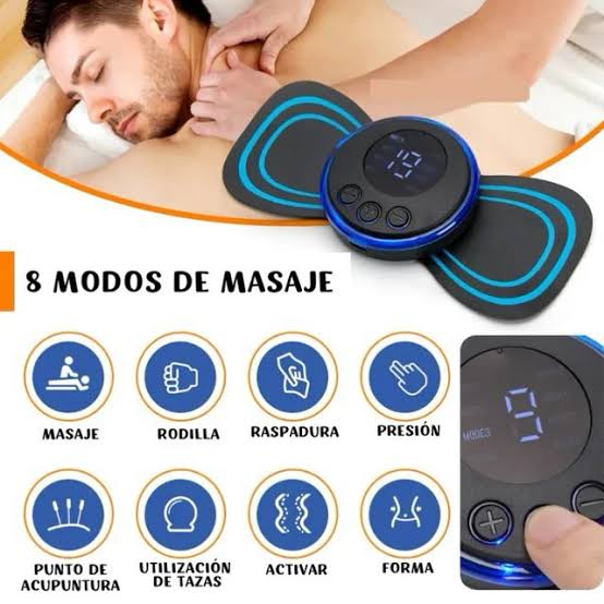 MASAJEADOR DE CUELLO EMS PARCHE ADHESIVO PARA MASAJE CERVICAL