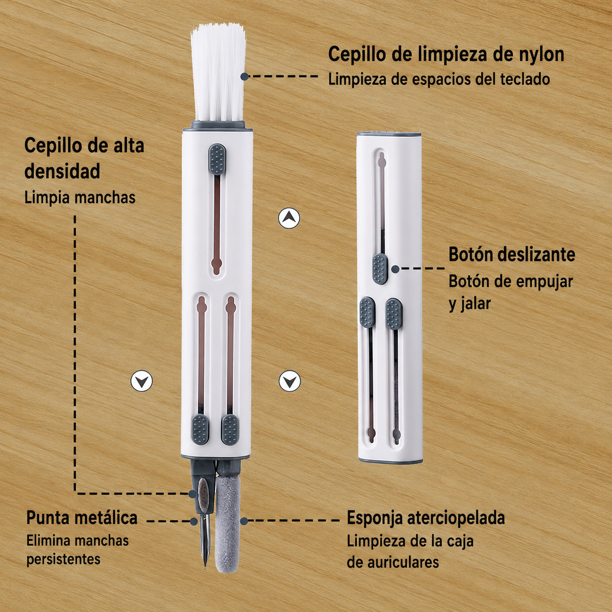 KIT DE LIMPIEZA MULTIFUNCIONAL PARA DISPOSITIVOS ELECTRÓNICOS