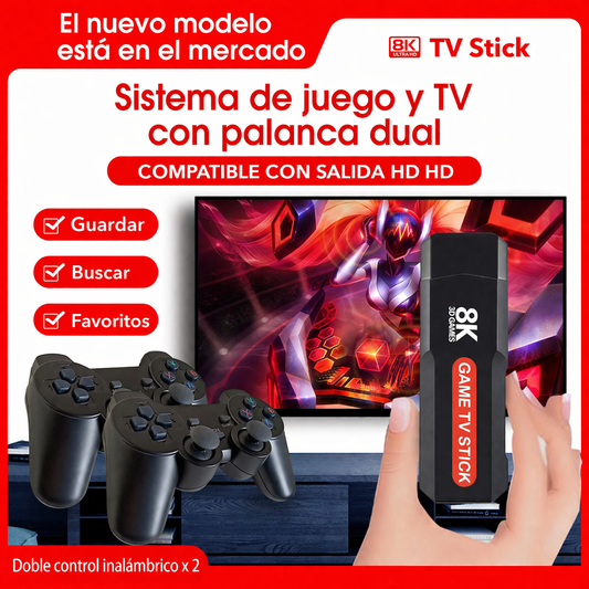 CONSOLA GAME Y TV STICK 5G HDMI 8K