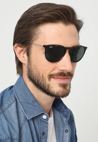 RAYBAN ERIKA NEGRO-VERDE +ESTUCHE TIPO ORIGINAL