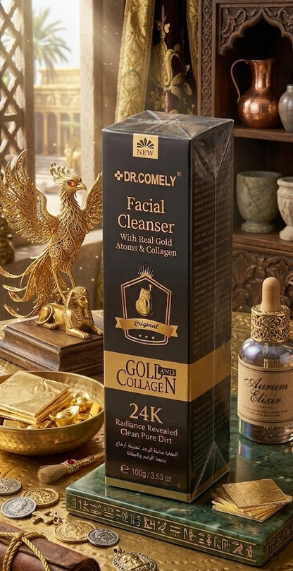LIMPIADOR FACIAL DR. COMELY CON ÁTOMOS DE ORO REAL Y COLÁGENO