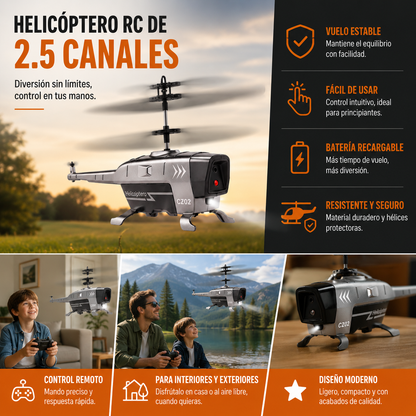 Helicóptero RC 2,4 Ghz 3,5