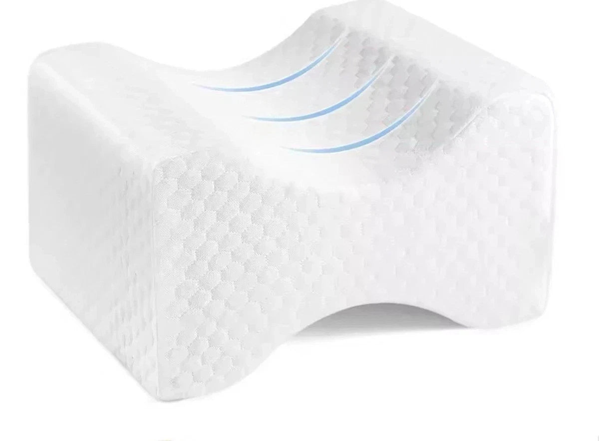 ALMOHADA ORTOPÉDICA REFRESCANTE PARA RODILLAS CON ESPUMA VISCOELÁSTICA CON INFUSIÓN DE CARBÓN Y GEL REFRESCANTE