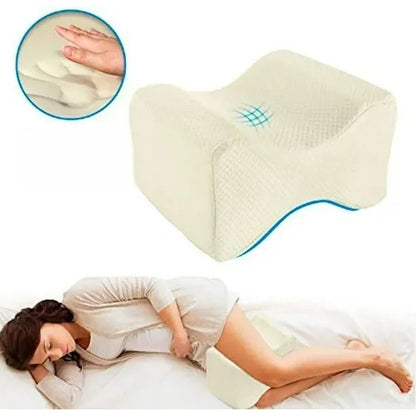 ALMOHADA ORTOPÉDICA REFRESCANTE PARA RODILLAS CON ESPUMA VISCOELÁSTICA CON INFUSIÓN DE CARBÓN Y GEL REFRESCANTE