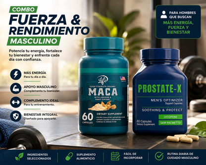 COMBO ALFA VITALITY PACK MACA LIFE + PROSTATE X