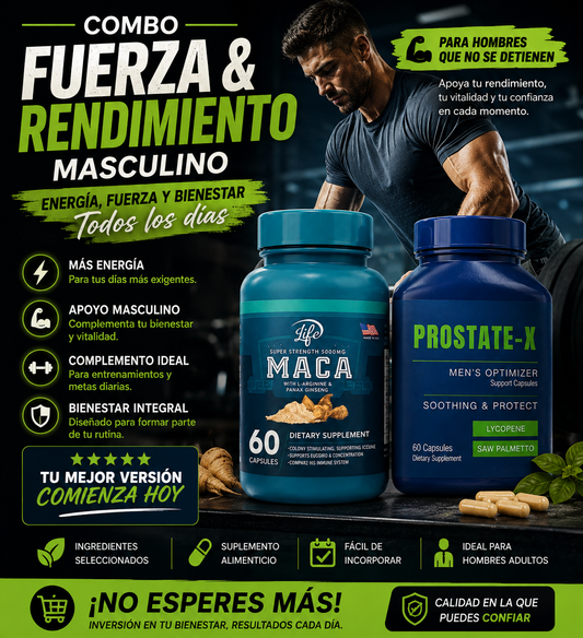 COMBO ALFA VITALITY PACK MACA LIFE + PROSTATE X