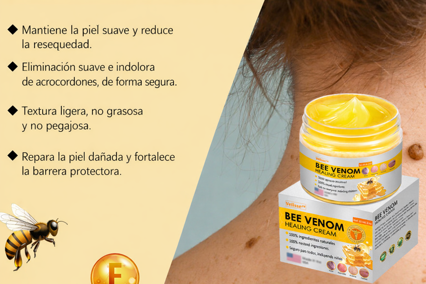 CREMA REPARADORA DE VENENO DE ABEJA HOUKEA
