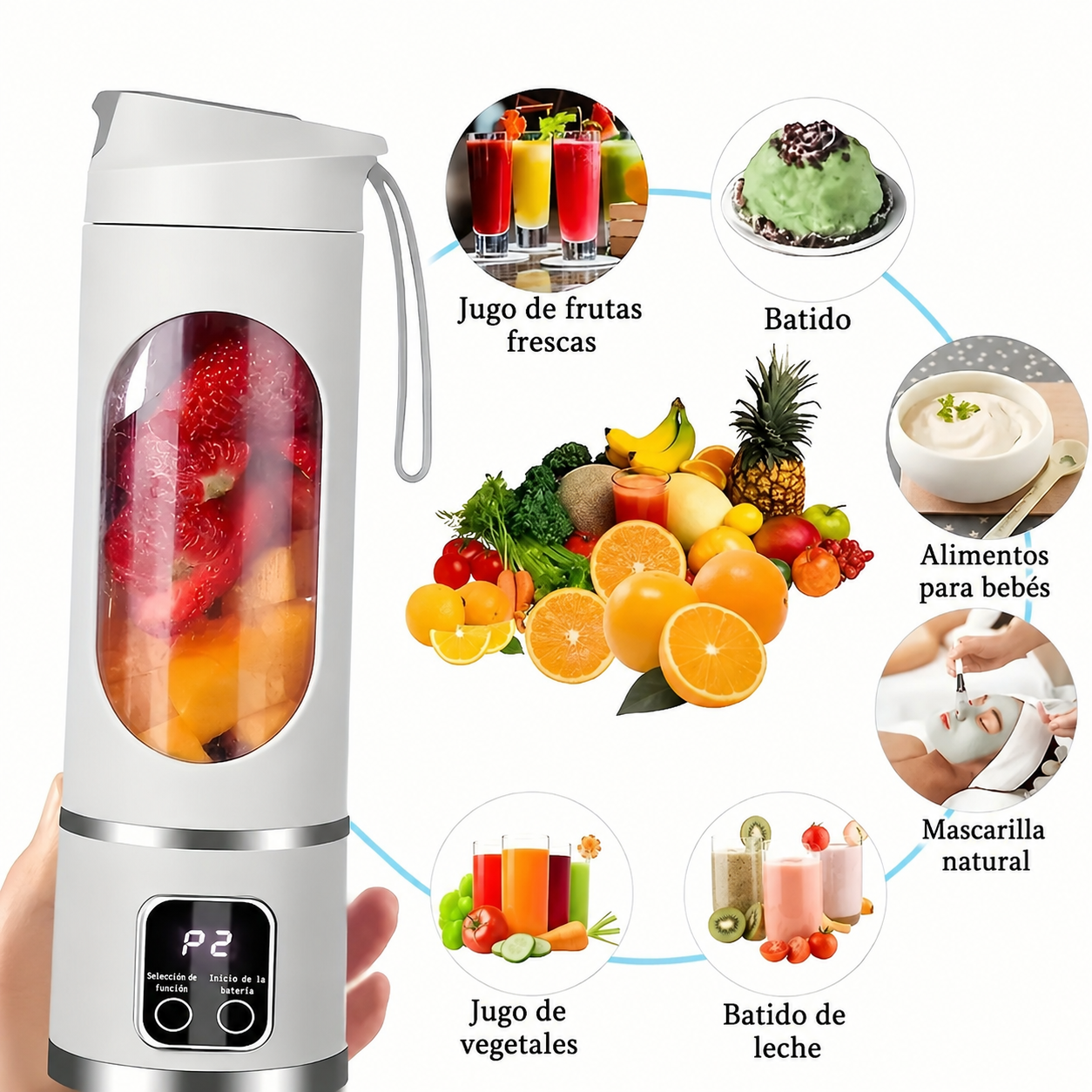 MINILICUADORA PORTATIL RECARGABLE