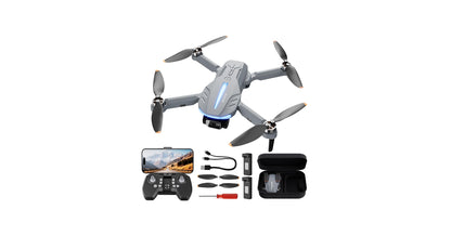 DRON CON CÁMARA 4K PARA ADULTOS - B16 GPS DE MENOS DE 8.82 OZ, MOTOR SIN ESCOBILLAS, CUADRICÓPTERO RC LIGERO