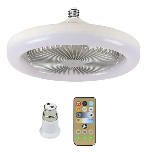 ABANICO CON LED Y AROMATIZANTE MULTIFUNCIONAL