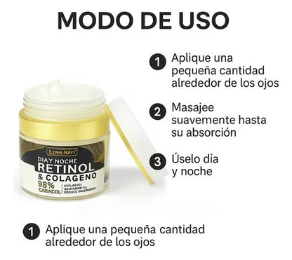 CREMA FACIAL ANTIARRUGAS CON RETINOL Y COLÁGENO DÍA Y NOCHE MIXTA DÍA/NOCHE