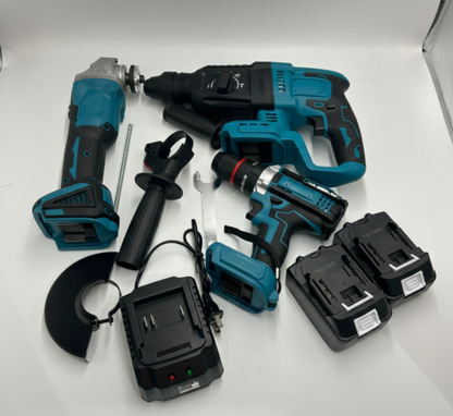SET TALADRO-PULIDORA - MINITALADRO / 2 BATERIAS HD