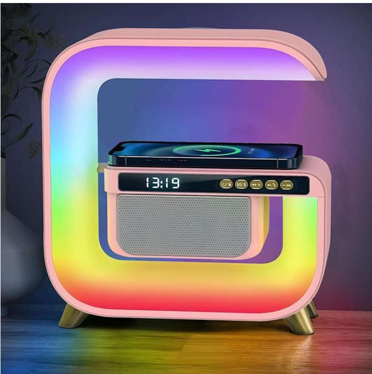 LAMPARA LED CON CARGADOR Y BOCINA