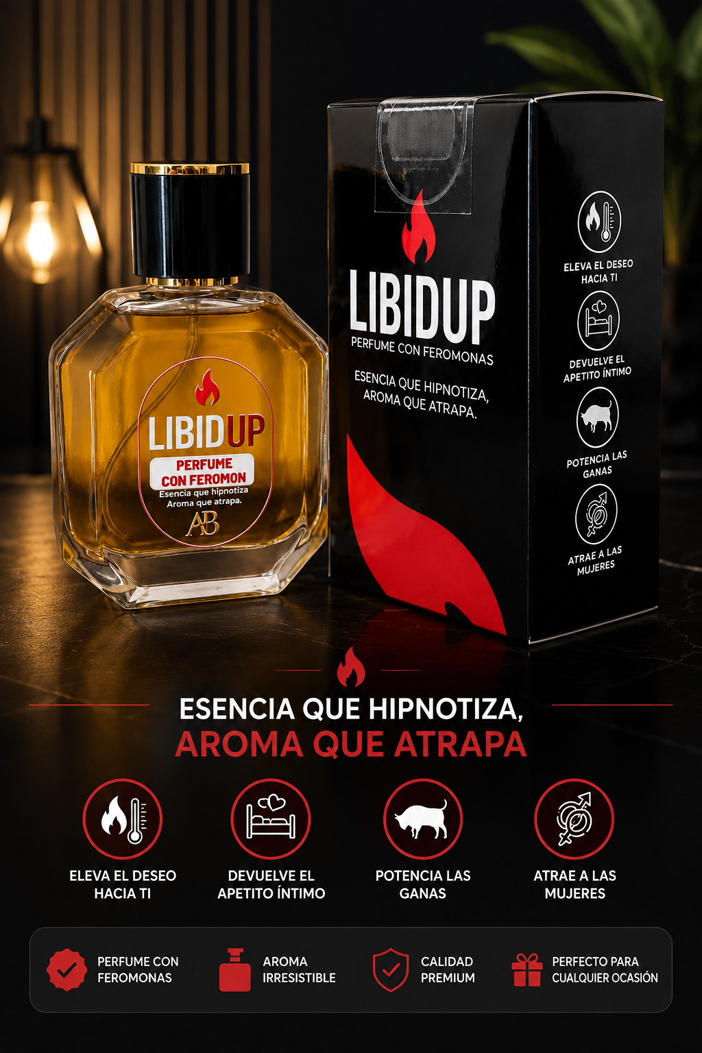 LIBIDO FEROMONAS INTENSO - PERFUME VIRAL