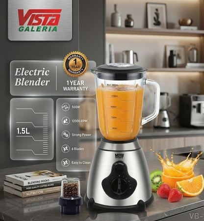 LICUADORA VISTA VASO DE CRISTAL VB-279