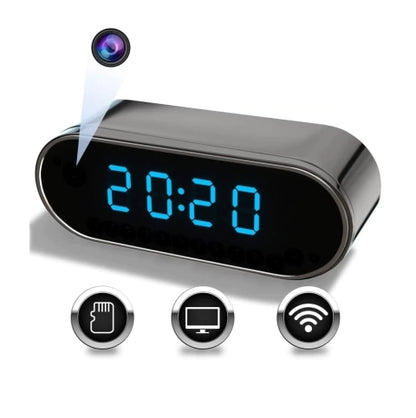 MINI CÁMARA ESPÍA RELOJ SEGURIDAD OCULTA WIFI 1080P DETECTOR