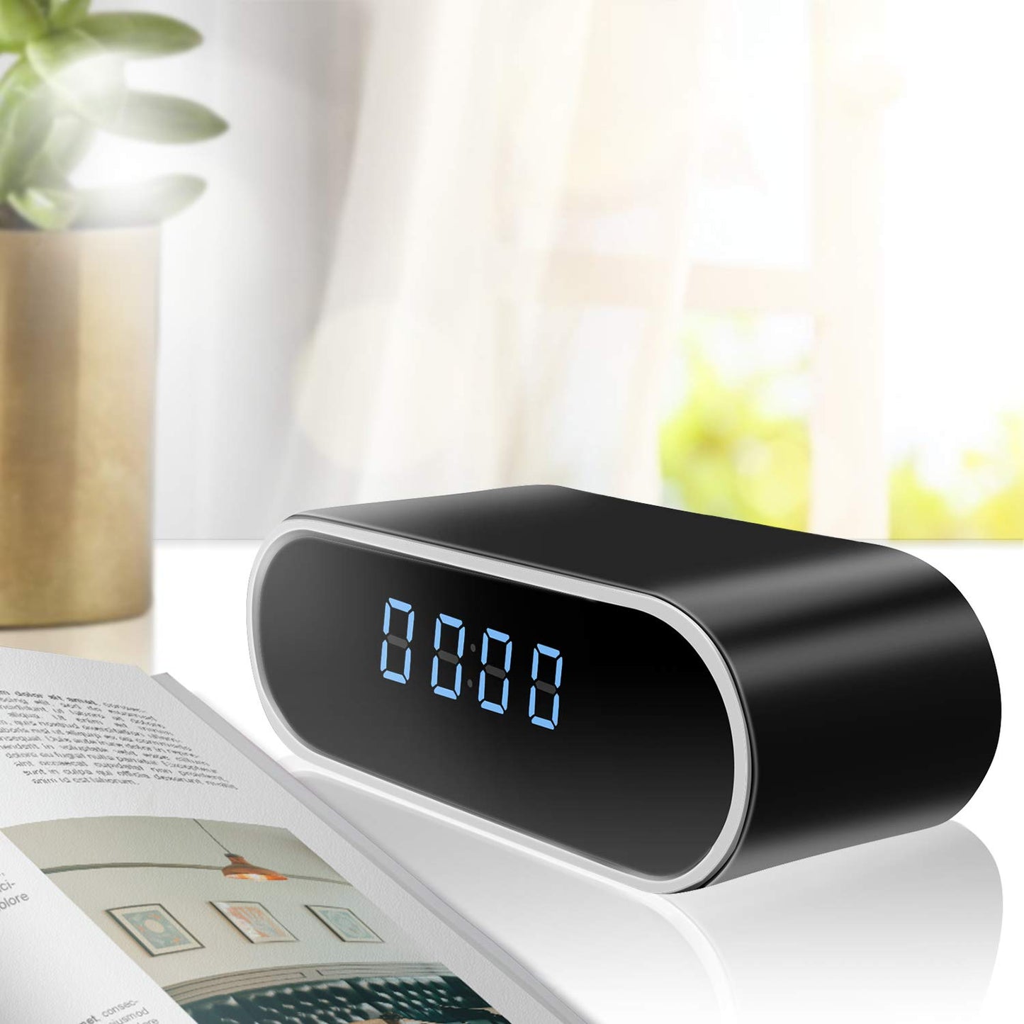 MINI CÁMARA ESPÍA RELOJ SEGURIDAD OCULTA WIFI 1080P DETECTOR