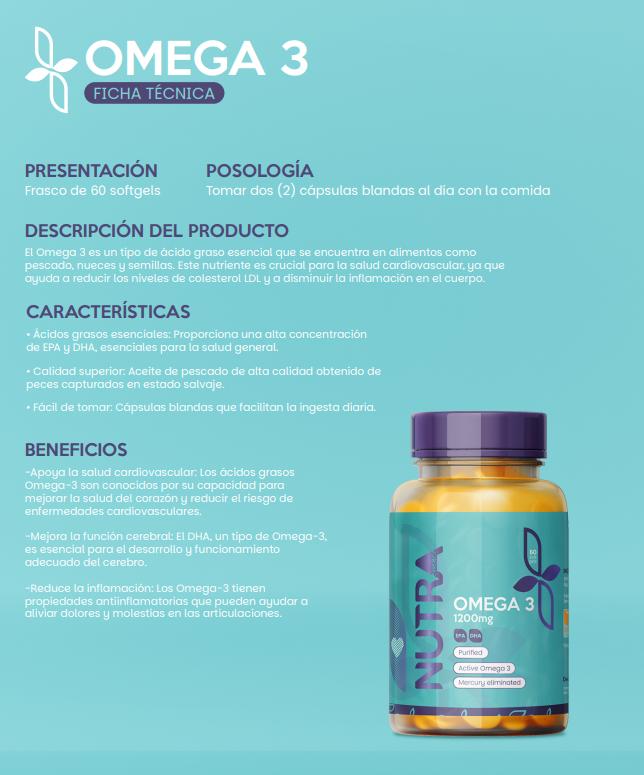 OMEGA 3 1200 MG   60 SOFGEL