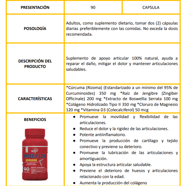 MOBIFLEX (ESPECIAL PARA DOLORES ARTICULARES)