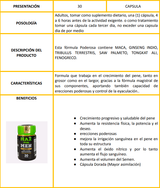 MAX FOR MEN