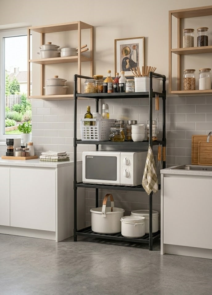 ESTANTE ORGANIZADOR DE COCINA 4 NIVELES