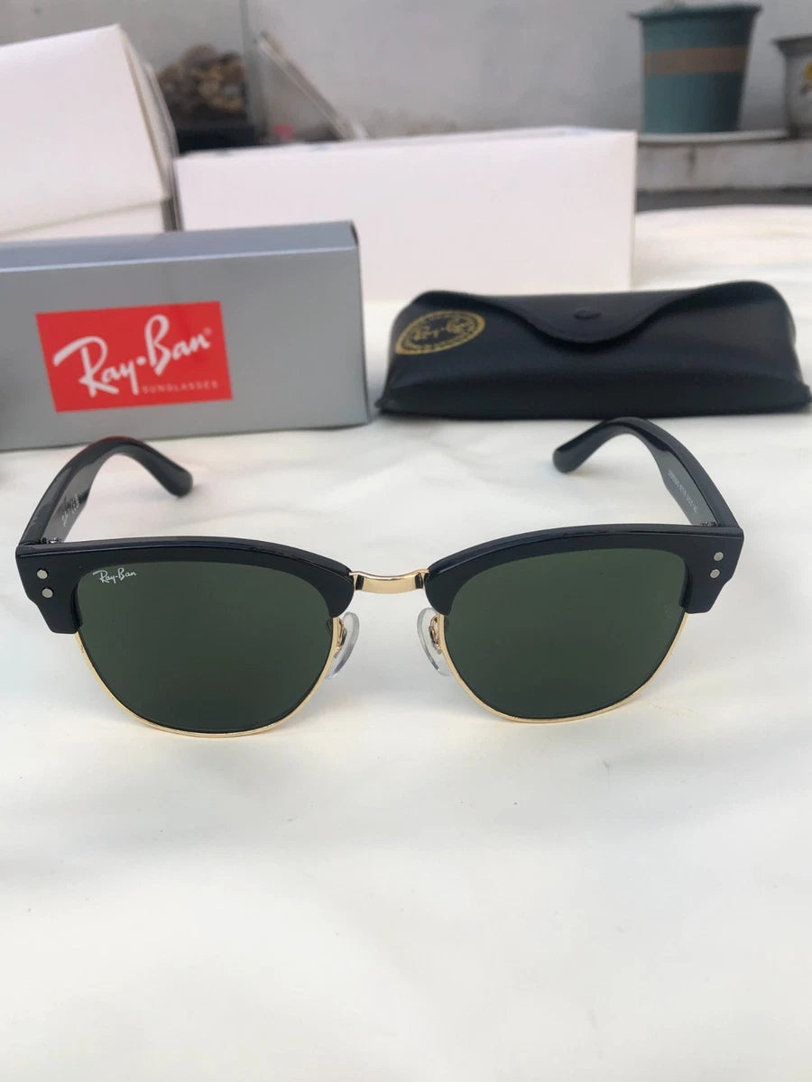 RAYBAN CLUB MASTER NEGRO-DORADO +ESTUCHE TIPO ORIGINAL