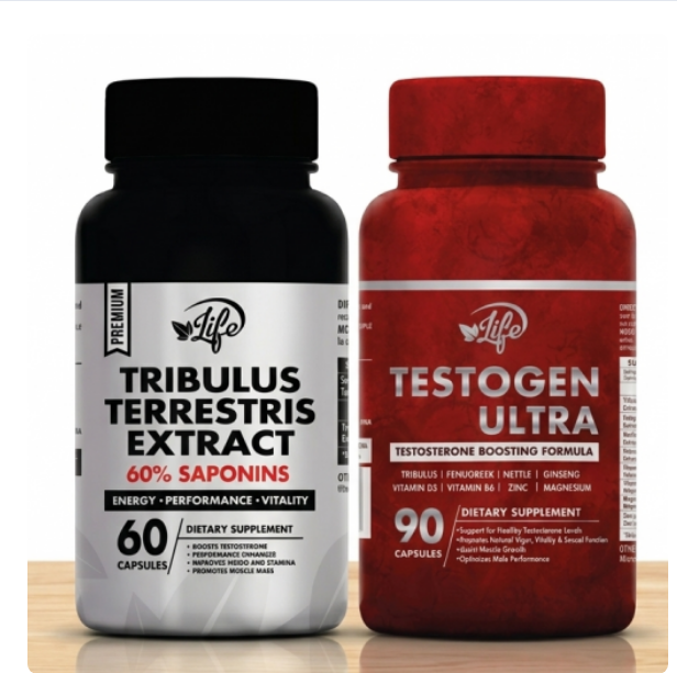 COMBO RENDIMIENTO & VITALIDAD MASCULINA (TRIBULOS + TESTOGEN)