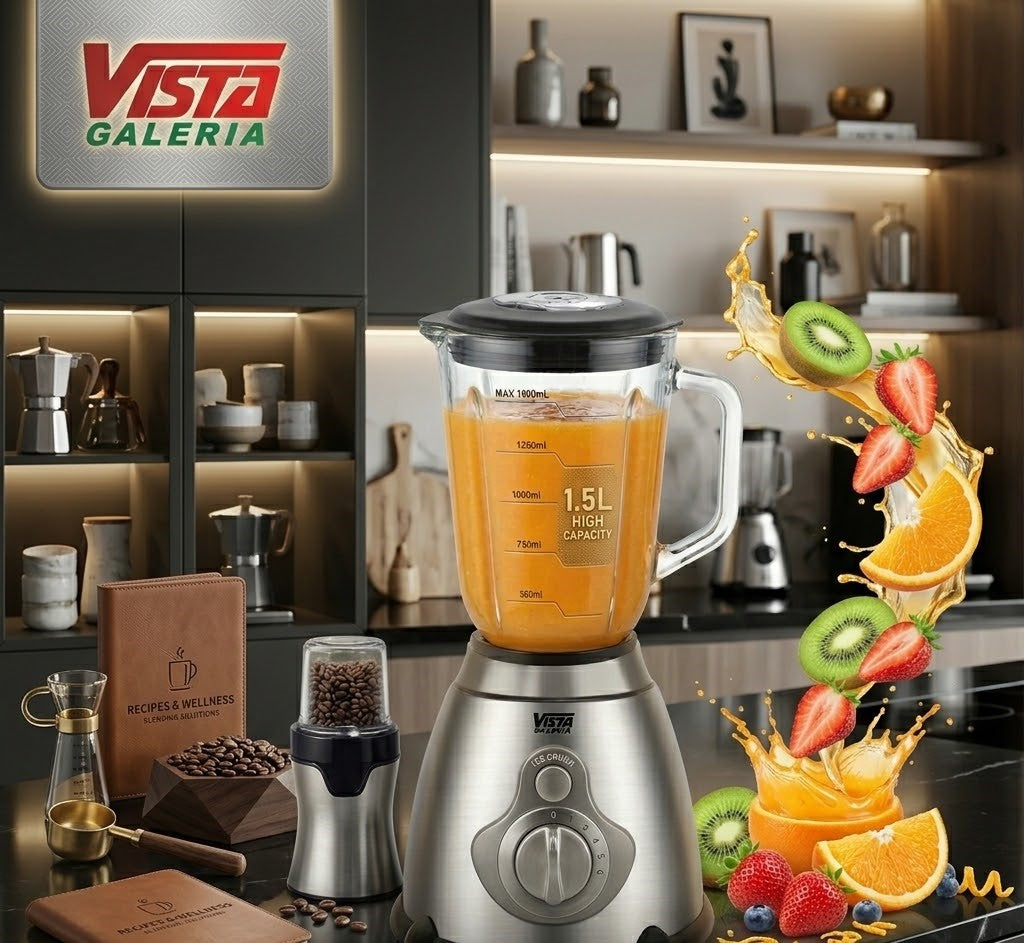LICUADORA VISTA VASO DE CRISTAL VB-279