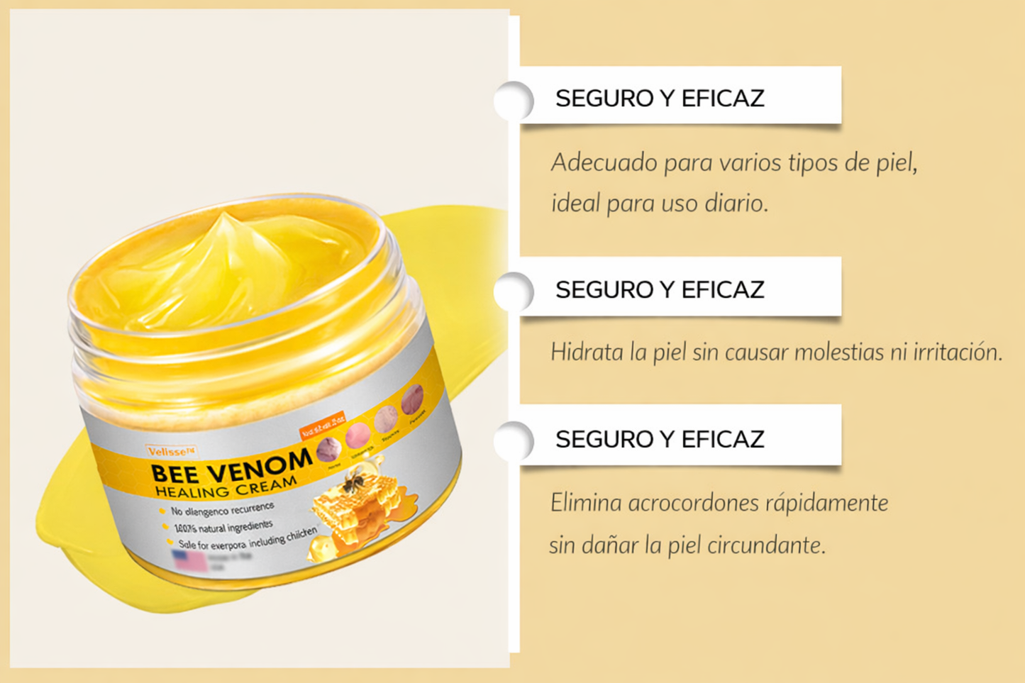 CREMA REPARADORA DE VENENO DE ABEJA HOUKEA